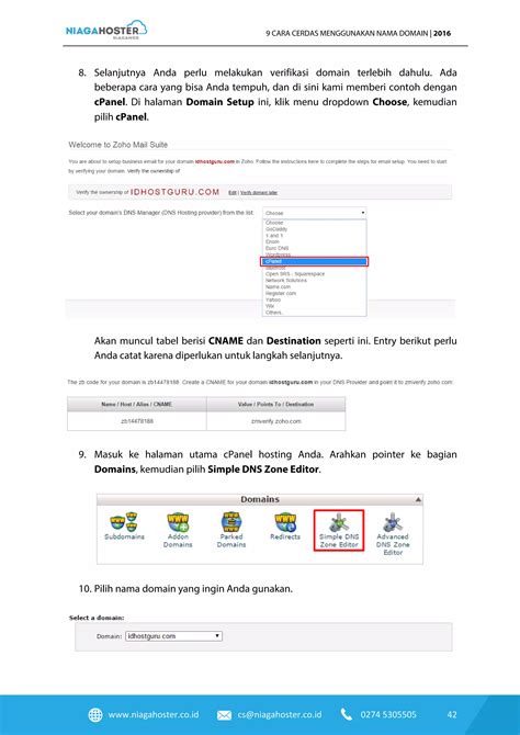 Tutorial 9 Cara Menggunakan Domain Niaga Hoster Pdf
