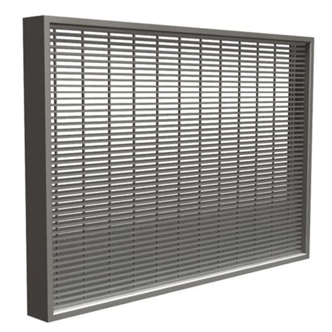 Metal Ventilation Grill GE60 XL Rf T Fire Resistant Rectangular