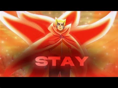 Stay Baryon Mode Naruto Edit AMV Capcut YouTube