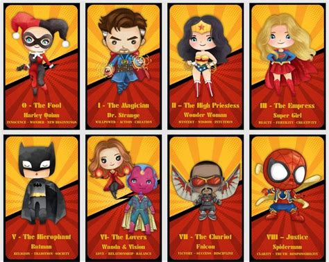 Superhero Tarot Deck Tarot Decks Buy Online Tarot And Oracle Decks