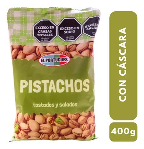 Pistacho Con Cascara Tostado Y Salado X G El Portugues Mercadolibre