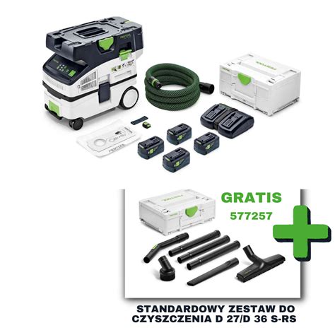 Akumulatorowy Odkurzacz Mobilny Cleantec Ctlc Mini I Plus Ica Polska Odkurzacze Festool