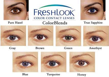 Color Contacts Guide: Freshlook Color Contacts