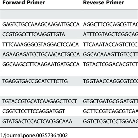 Real Time Reverse Transcription Polymerase Chain Reaction Rt Pcr Download Table