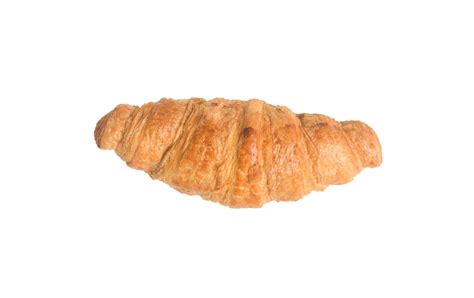 Premium Photo Top View Of French Delicious Croissant Isolated On