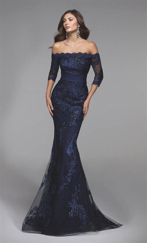 Formal Dress 27495 Long Sexy Dress Off The Shoulder Mermaid Alyce