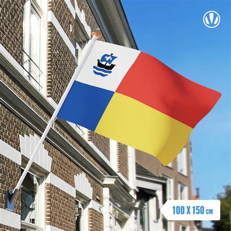 Vlag Gemeente Almere 100x150cm Vlaggenclub