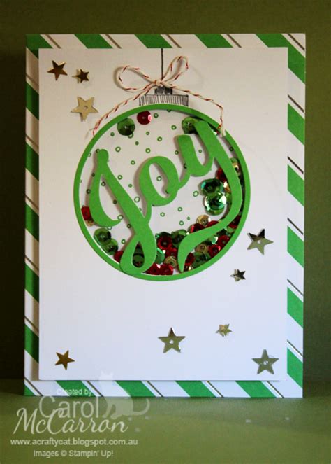 2015 Christmas Stampin Up To You And Yours Shaker Cards Project Kit