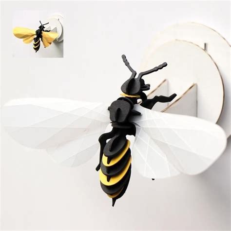 DIY - Bastel - Set - Wespe | Insect wall, Transparent paper, Diy set