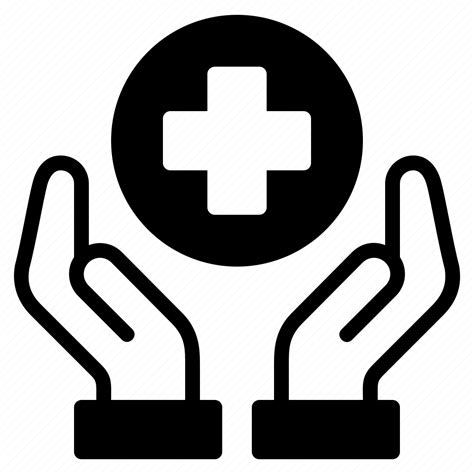 Care Hand Health Healthcare Hospital Medical Red Cross Icon