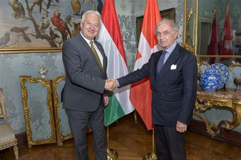 The Grand Chancellor Received The Deputy Prime Minister Of Hungary At