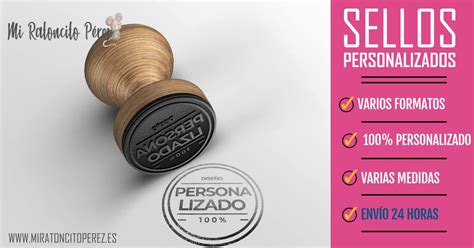 Sello de Madera Personalizados Varios tamaños 100 personalizados