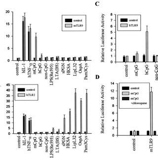 Tlr Mediates Cpg Odn Induced Nf B Activation Hek Cells Were