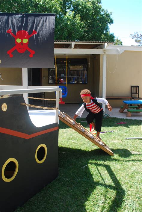 Ana White Pirate Ship For My Sons Pirate Party Diy Projects