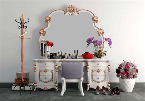 Dressing Table 3d Model By Tranduyhieu