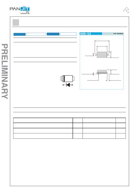 MMSZ4704 V Datasheet 1 4 Pages PANJIT SURFACE MOUNT SILICON ZENER DIODES