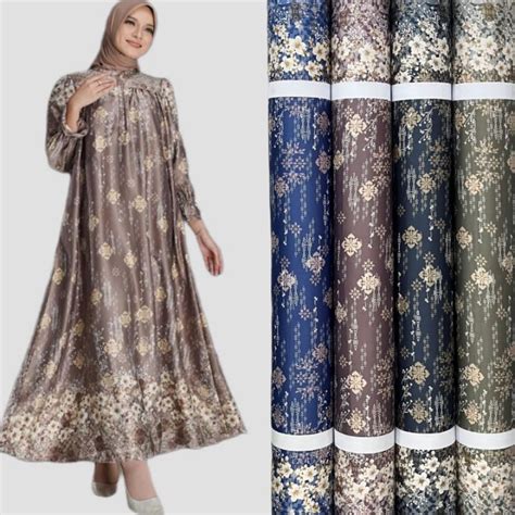 Jual Kain Silk Motif Fanesha Harga Per Setengah Meter Shopee Indonesia