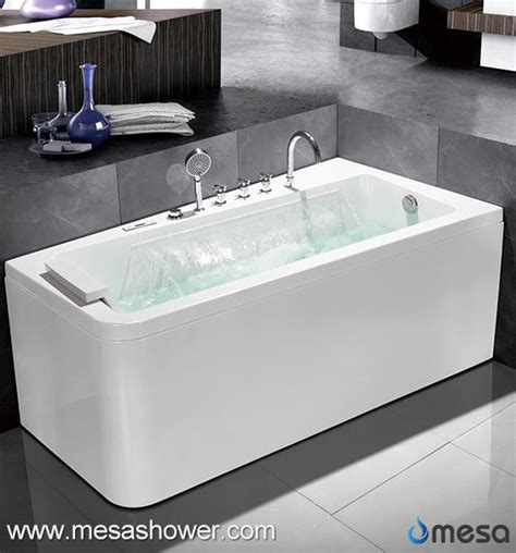 China Luxury Corner Jetted Whirlpool Bathtub With Waterfall For Corner Manufacturers And