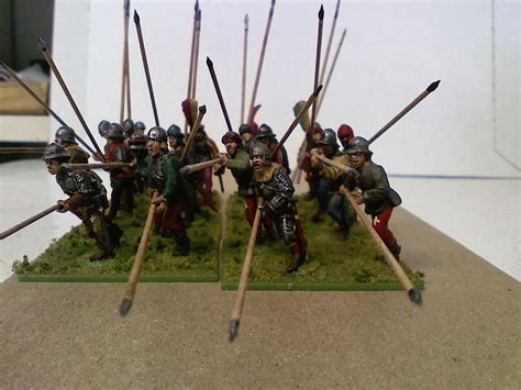 Residential Regiments: Finally some finished Swiss Pikemen!