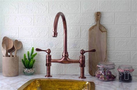 Copper Finish Kitchen Faucet