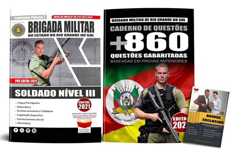 Apostila Brigada Militar Soldado Rs Nível Iii questões 2021