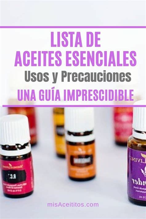 Aceites Esenciales Usos Y Combinaciones Artofit