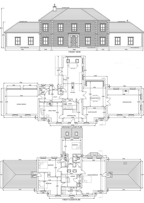 Georgian Mansion Floor Plan