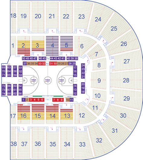 Sydney Entertainment Centre Seating Map | Austadiums