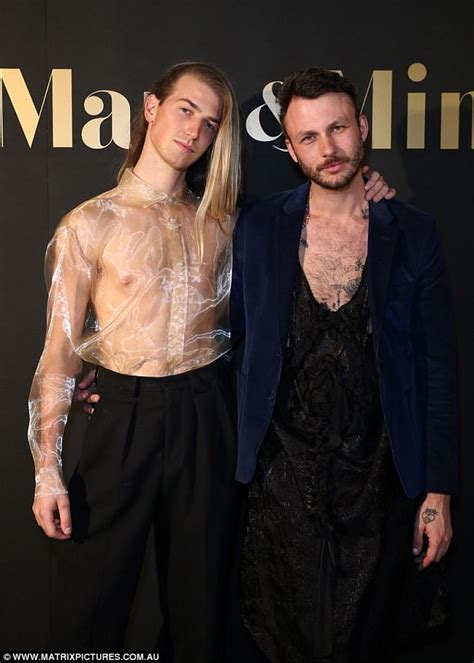 Richard Wilkins Son Christian Wears Nipple Baring See Through Shirt