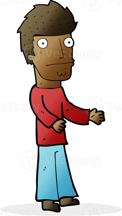 Cartoon Confused Man 42548186 Png