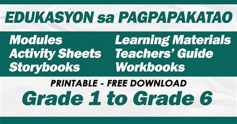 Esp Learning Materials Grade 1 6 Free Download Deped Click