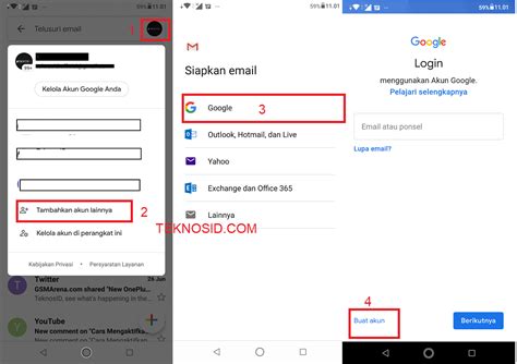 Membuat Email Gmail Di Hp Cara Membuat Email Google Gmail Di Hp