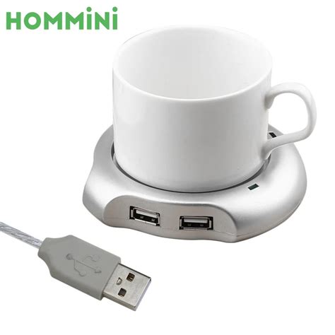 Hommini Portable Usb Electric Cup Warmer Heater Mug Coaster Heating Pad Mat For Tea Coffee Cup