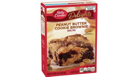 Betty Crocker Peanut Butter Cookie Brownie Mix BettyCrocker