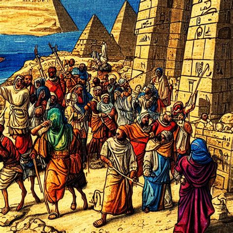 israelites leaving egypt  nothingismanual  deviantart