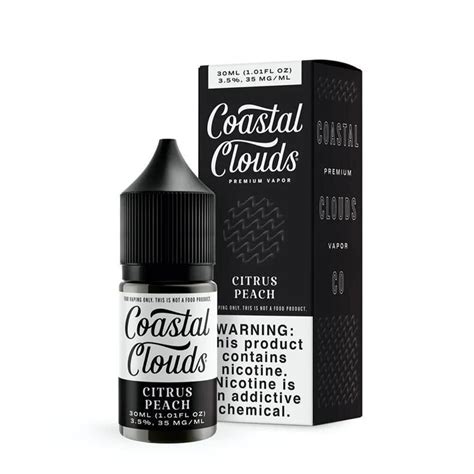 Coastal Clouds Citrus Peach Salt Nic Ml Vapelab