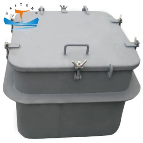 Marine Boat Steel Small Size Flat Type A Watertight Hatch Cover For