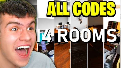 All 14 Room Codes In Roblox Escape Room Youtube