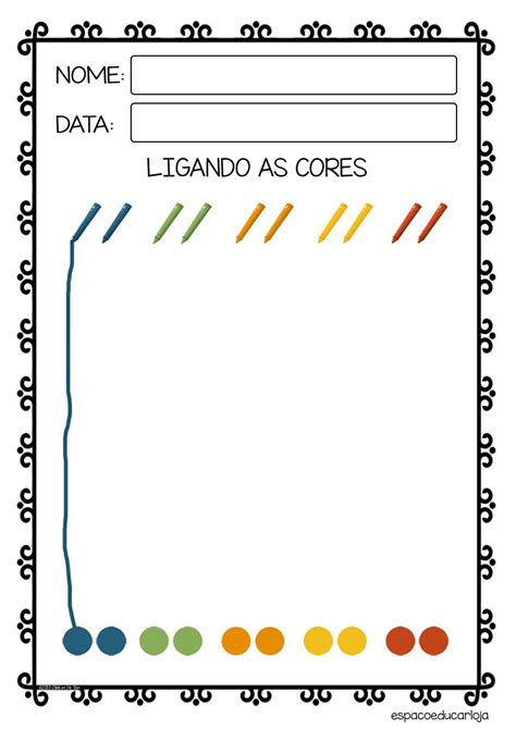 Atividades De Cores Educação Infantil BRAINCP