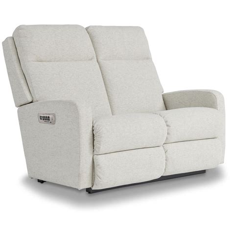 La Z Boy Finley Power Wall Reclining Loveseat Wheadrest And Lumbar