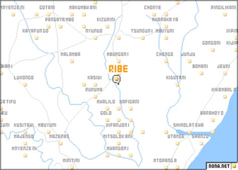 ribe kenya map nonanet