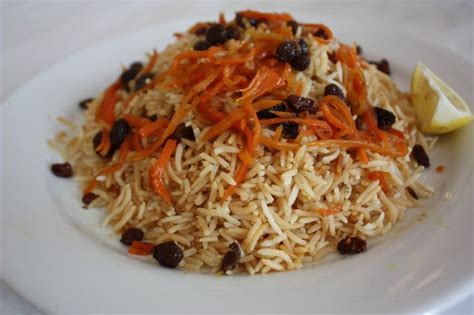 AFGHAN CUISINE is based on basmati rice, breads, pasta, & yogurt ...