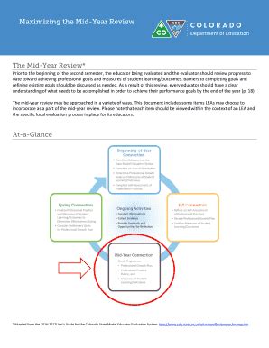 Fillable Online Maximizing The Mid Year Review Colorado Department Of