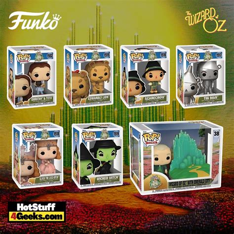 6 NEW Pop Movies Wizard Of Oz Funko Pops 2022