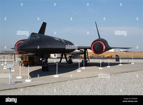 Sr 71 On Display In The Blackbird Airpark At Palmdale Base California