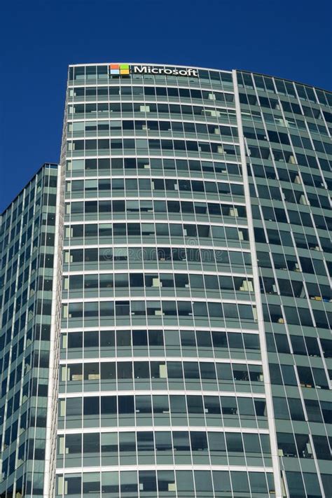 microsoft office tower  bellevue    logo editorial image