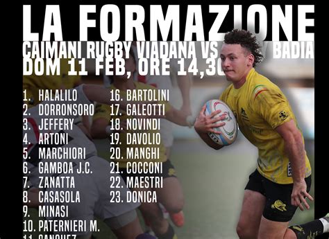 Rugby Serie A Caimani Domani Allo Zaffanella Contro Badia Mantovauno It