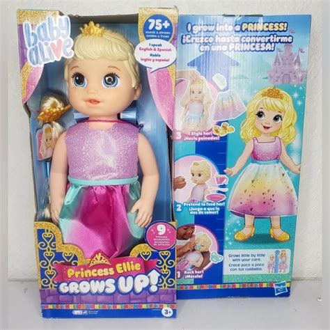 Baby Alive Toys Baby Alive Princess Ellie Grows Up 5inch Doll Blonde Hair Blue Eyes Poshmark
