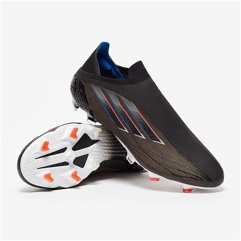 Adidas X Speedflow FG Core Black White Vivid Red Mens Boots Pro