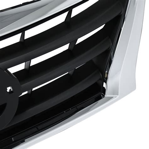 For 2015 2016 2017 2018 2019 Nissan Versa Front Bumper Chrome Grille